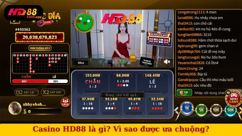 Casino HD88 là gì? Vì sao được ưa chuộng?