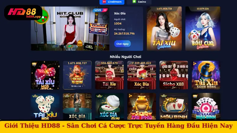 Giới thiệu nhà cái HD 88 - Nơi hội tụ của đẳng cấp và uy tín
