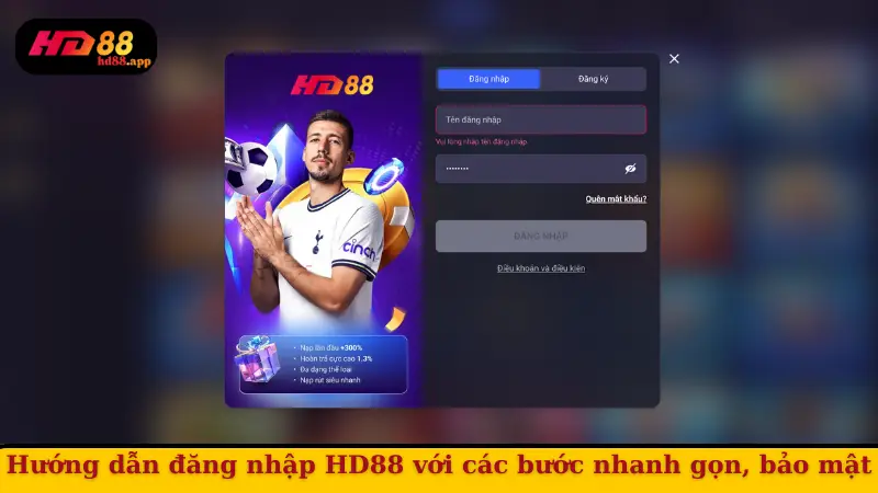 Hướng dẫn đăng nhập HD88 với các bước nhanh gọn, bảo mật